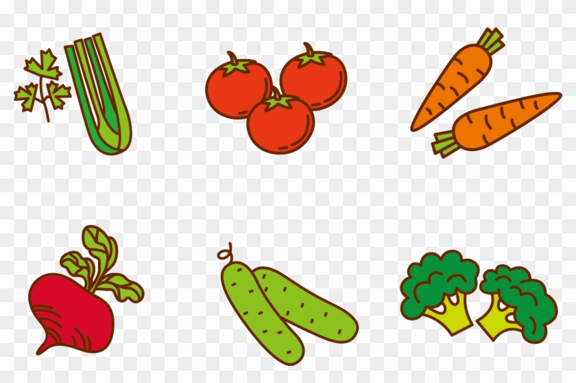 Fruit Vegetable Cartoon Clip Art - Fruits And Vegetables Cartoon #253269