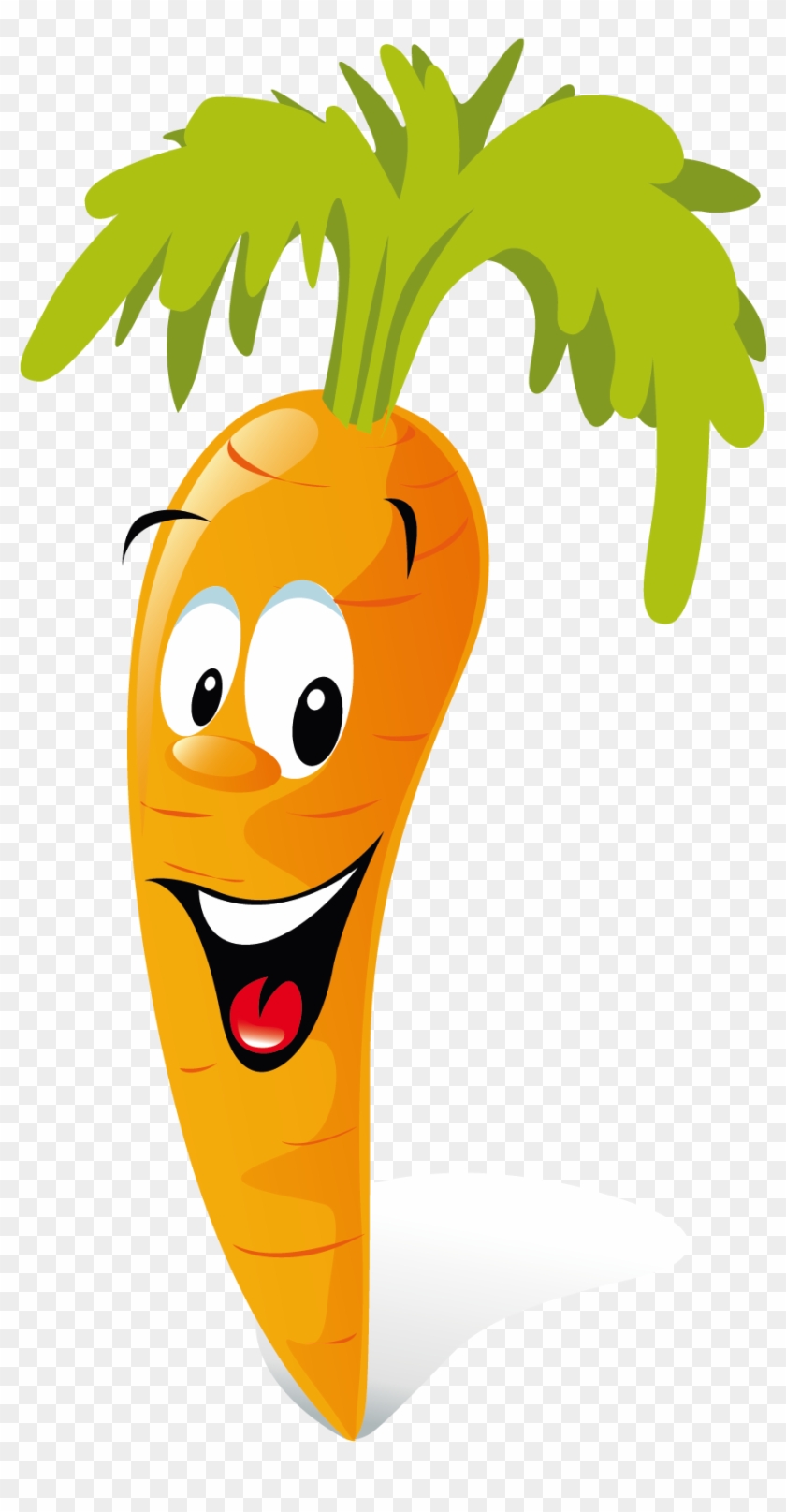 Carrot Animation Vegetable Clip Art - Fruit And Vegetables Cartoon #253277