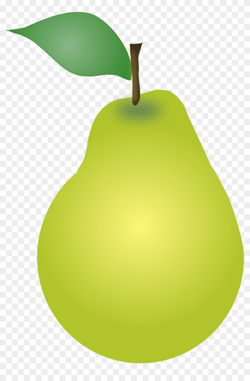Amazing Idea Pear Clipart Svg Big Image Png Black And - Granny Smith #253307
