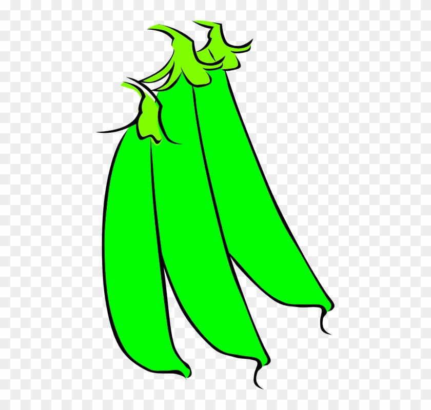 Pea Clipart Garden Vegetable - Sugar Snap Peas Clipart #253315