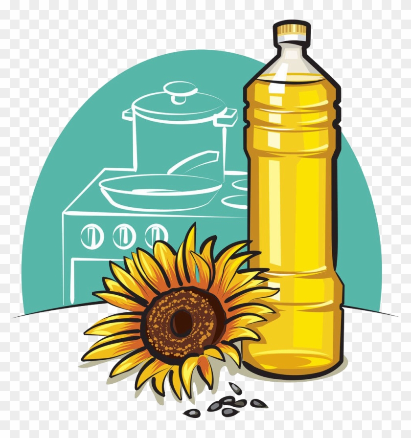 Vegetable Oil Cooking Oil Bottle Clip Art - Vegetable Oil Clipart #253333