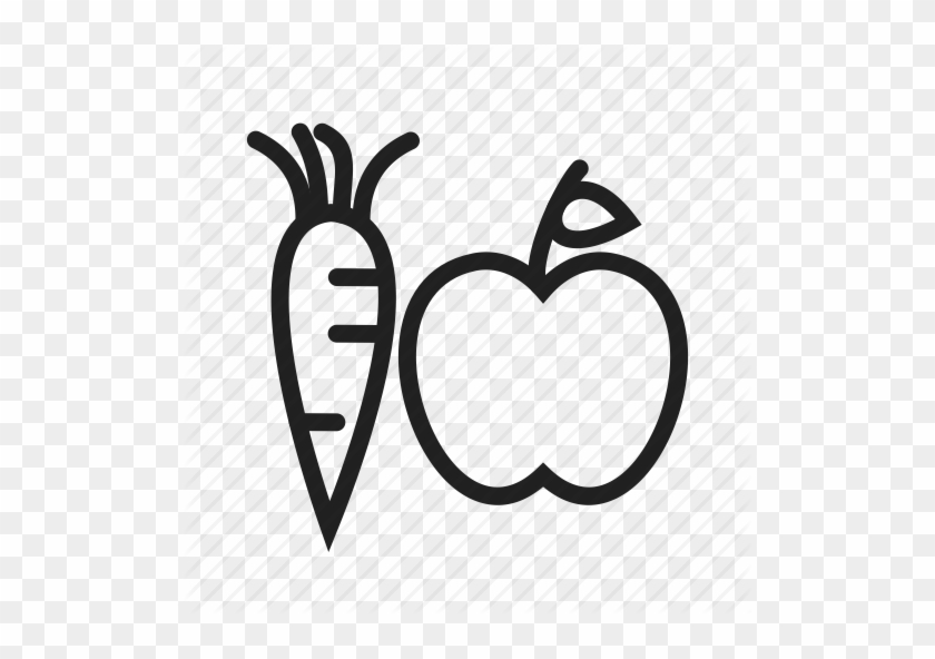 Locally Sourced, Organically Grown Fruit And Vegetables - Fruits And Vegetables Icon #253370