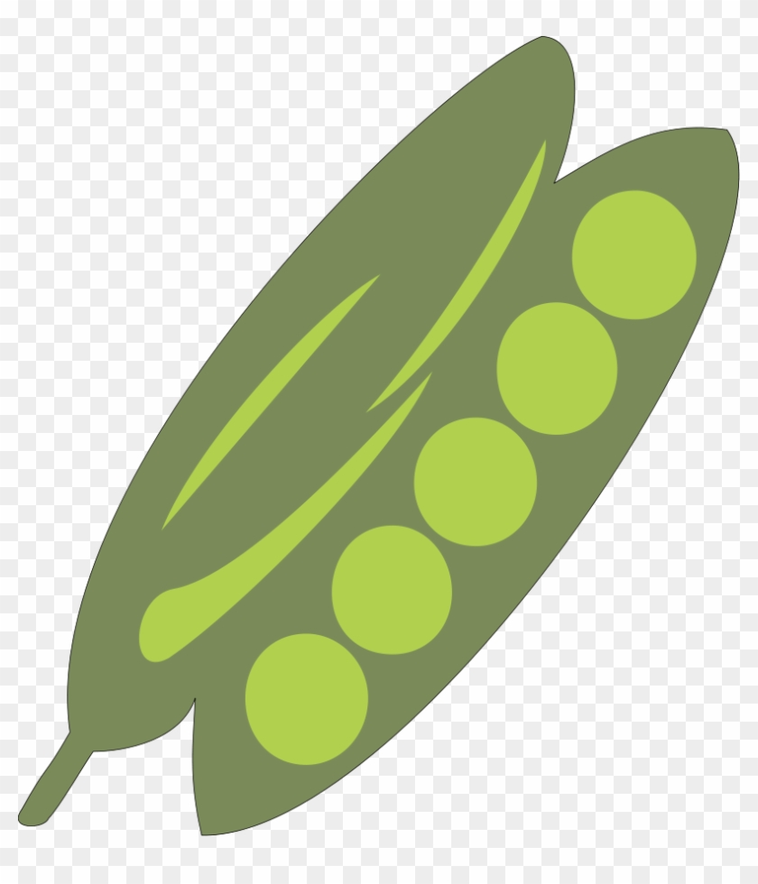 Vegetable Clip Art - Pea Pod Clip Art #253372