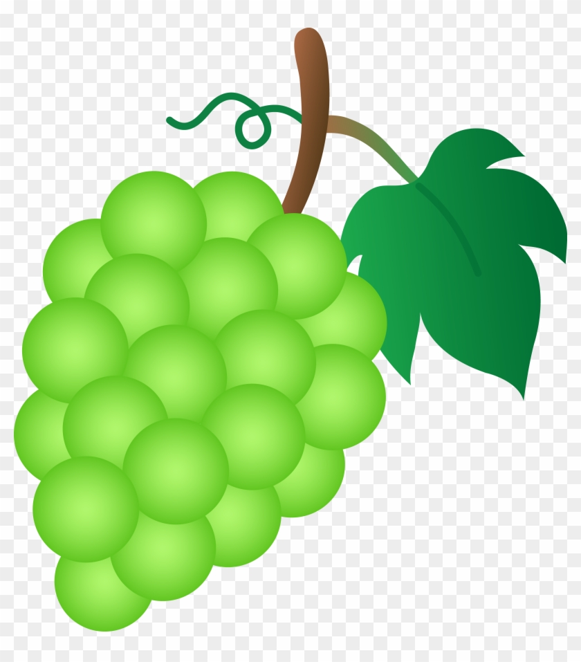 Grapes Clipart Free - Green Grapes Clipart #253488