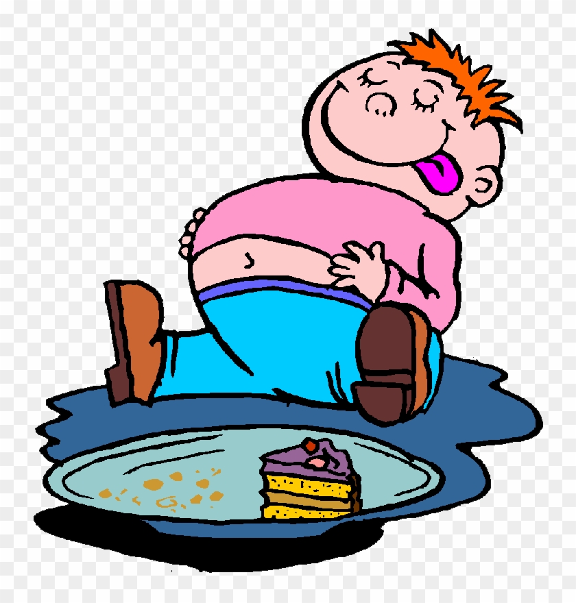 Eating Clip Art - Ate Too Much Clipart #253573