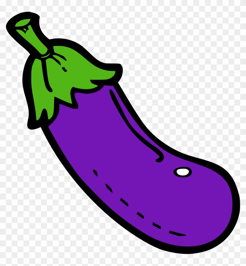 Big Image - Clip Art Eggplant #253576