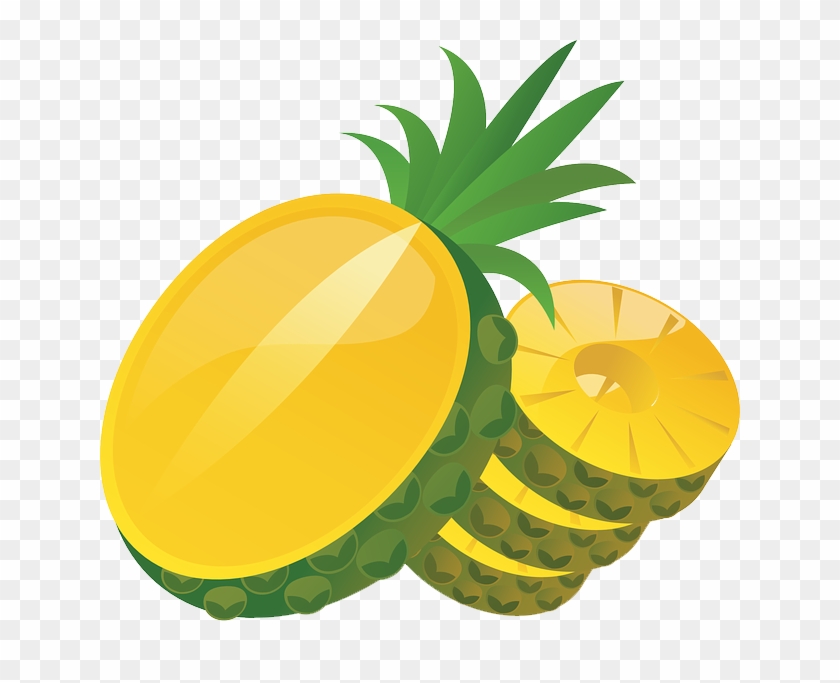 Pineapple Slice Clipart - Pineapple Clipart #253584