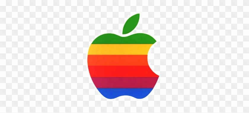 Retro Rainbow Apple Logo - Hi Res Apple Logo #253685