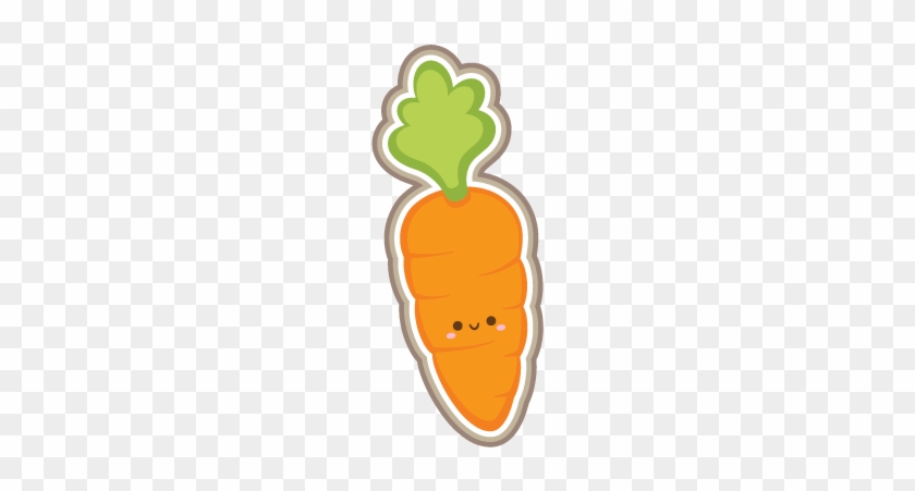 Cute Carrot Character Svg File And Clipart - Cute Carrot Clipart #253689