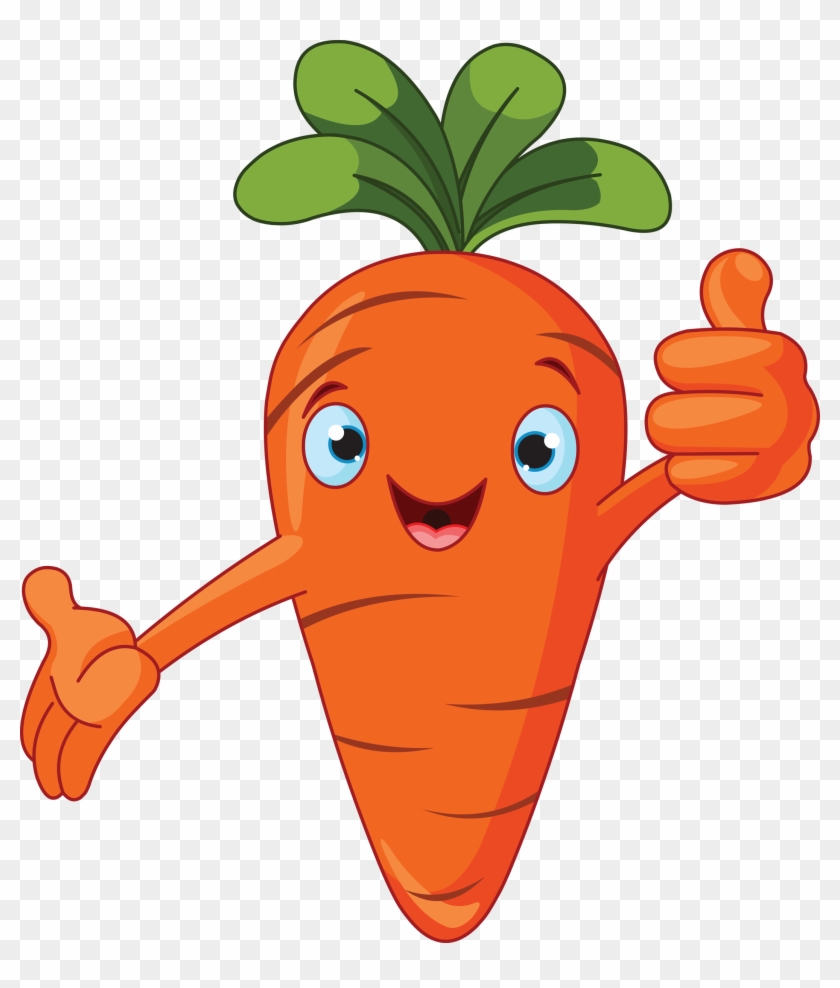 Carrot - Cartoon Vegetables - Free Transparent PNG Clipart Images Download