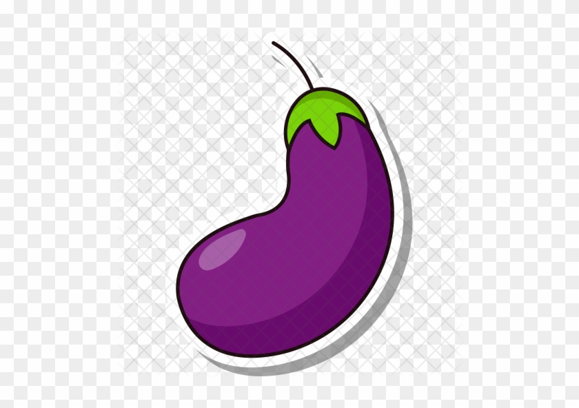 Eggplant Icon - Eggplant #253834