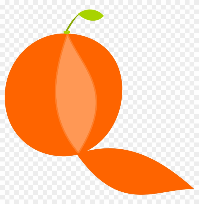 Clipart - Peeled Orange Clipart #253895