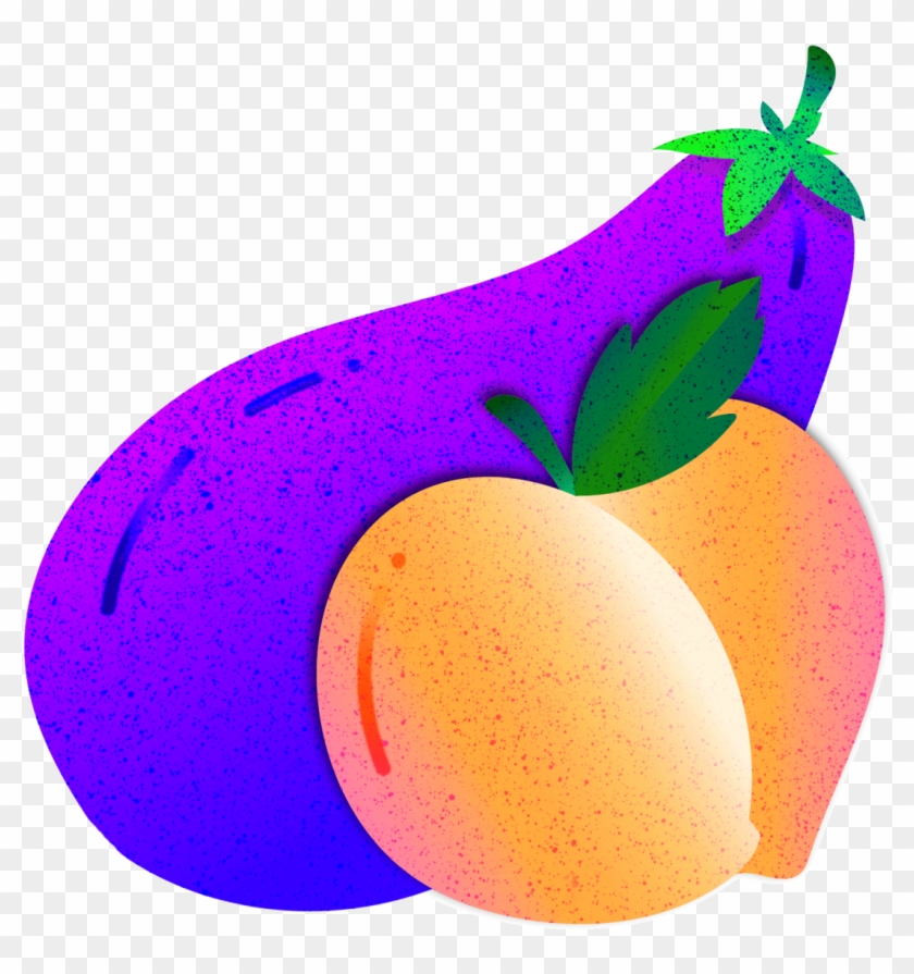 Lol I Just Started To Draw An Eggplant For Fun But - Emoji #253913