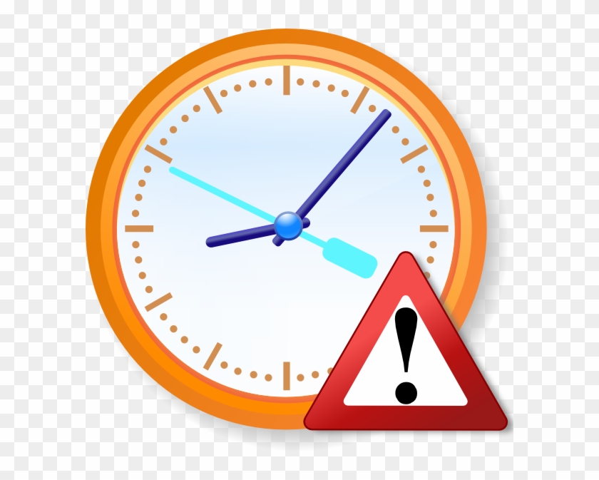 Analog Clock Warning Clip Art Free Vector - Pinhão Railway Station #253940