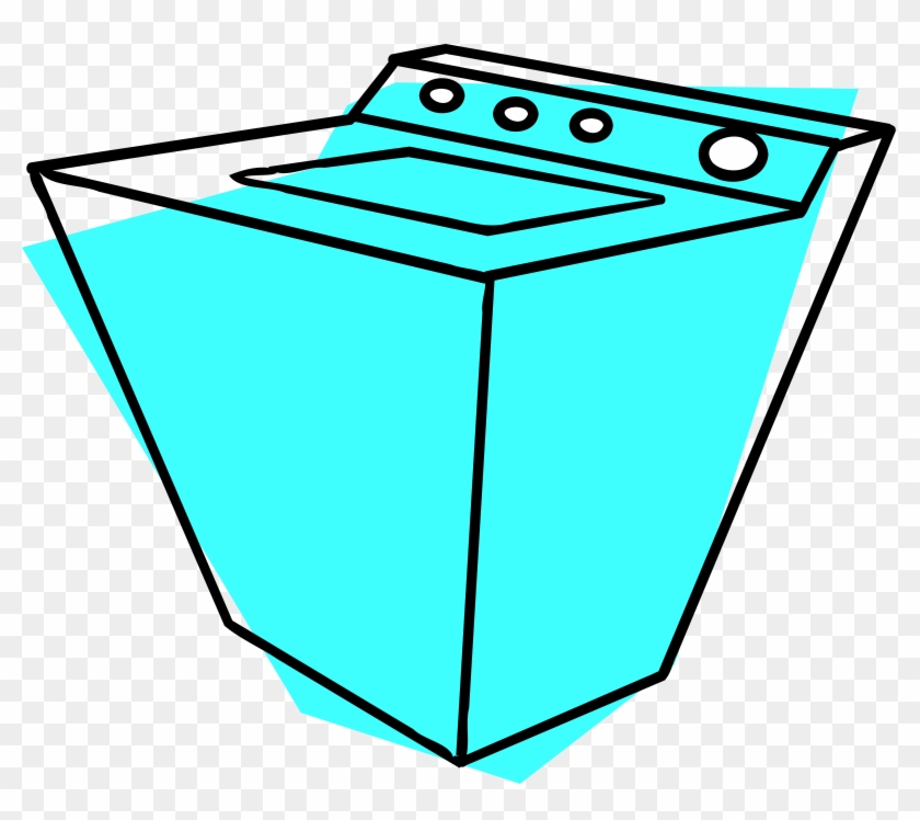 Free Vector Washing Machine Clip Art - Washing Machine Clip Art #253981