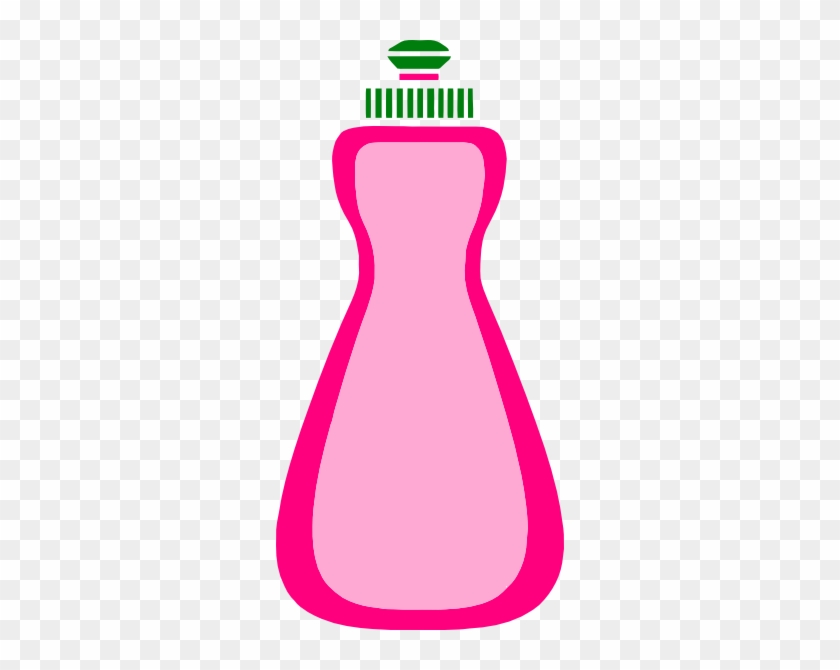 Pink Dishwashing Soap Clip Art - Dish Soap Clipart #254027