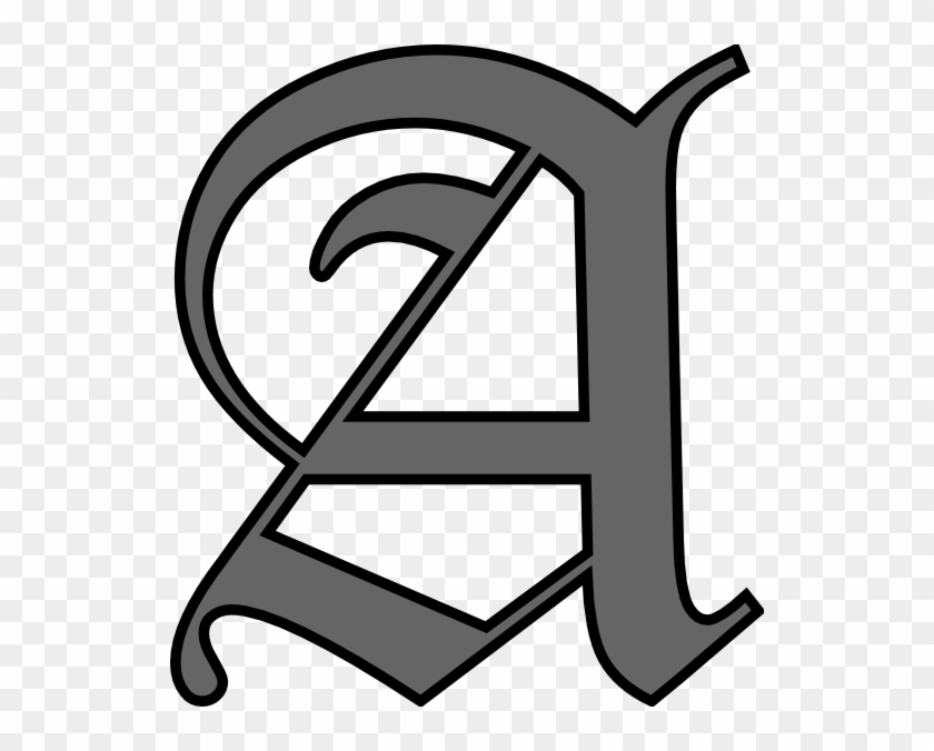 Shop “fancy Alphabet” In Visual - Fancy Letter A Png #254049
