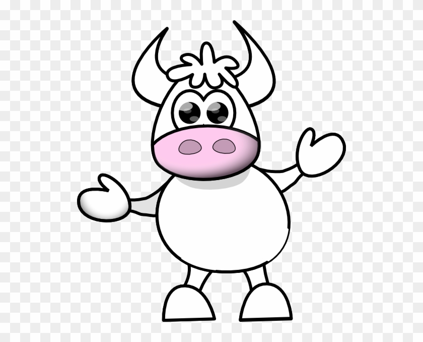 Cow Without Spots Clip Art - Cow With No Spots #254134