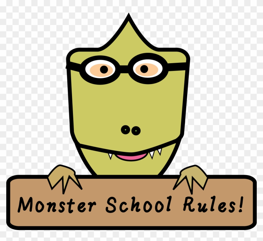Rule 20clipart - School Monster Clipart Gif #254163