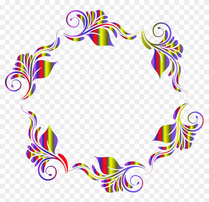 Big Image - Colorful Flowers In A Circle #254188