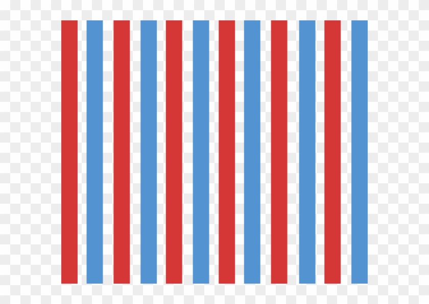 Vertical Stripes Clip Art - Red And Blue Vertical Stripes #254198