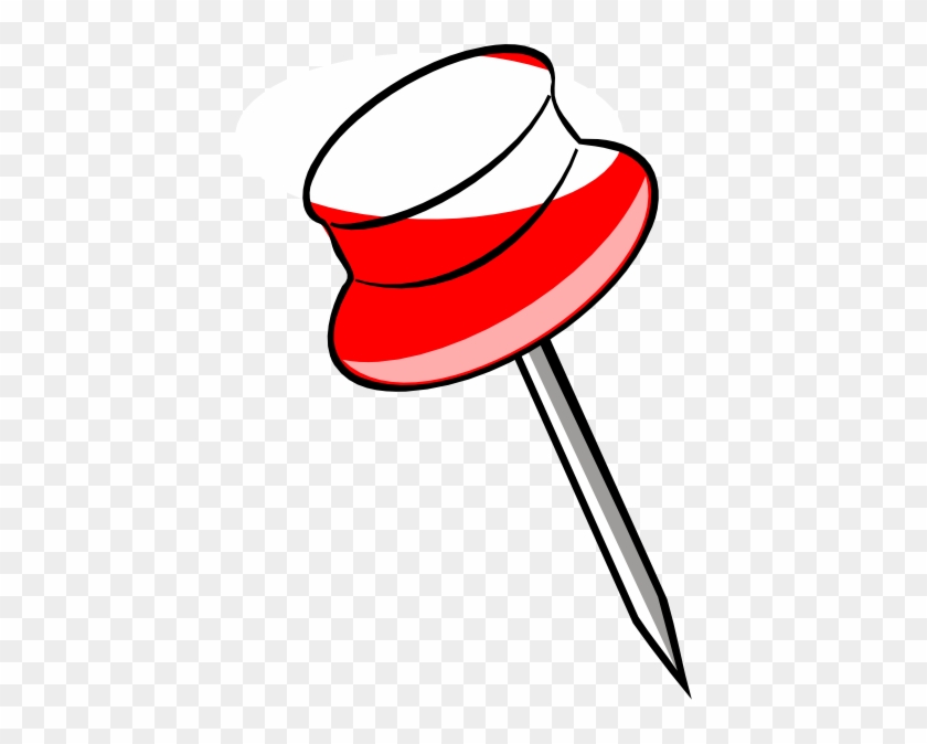 Tack Red Clip Art - Pin Clip Art #254232