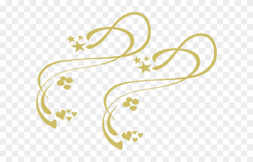 Gold Design Clip Art - Lines, Vines And Trying Times #254249