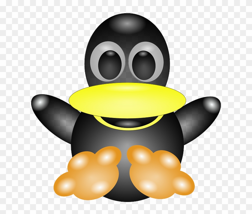 Color Penguin, Black, One, Bird, Cute, Colorful, Beak, - Penguin Clip Art #254258