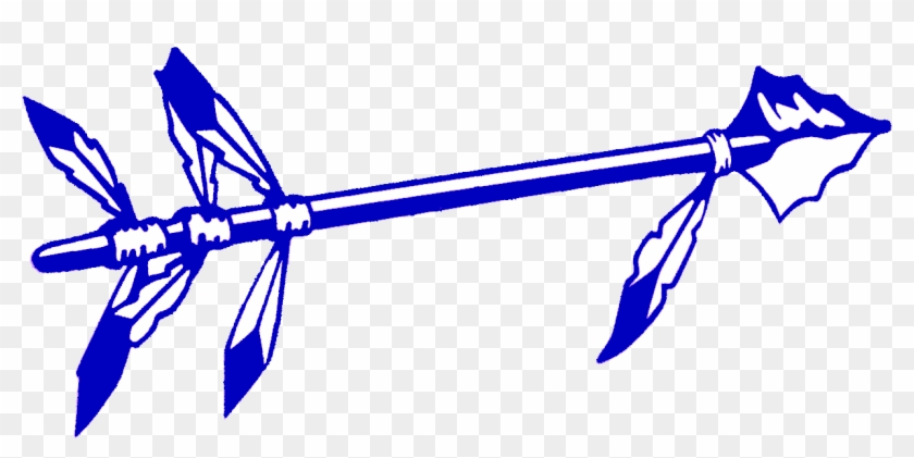 Royal Blue Spear Cut Image - Spears Clipart #254291