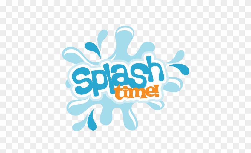 Svg Scrapbook Title Swimming Svg Scrapbook Title Swimming - Splish Splash Clipart Png #254302