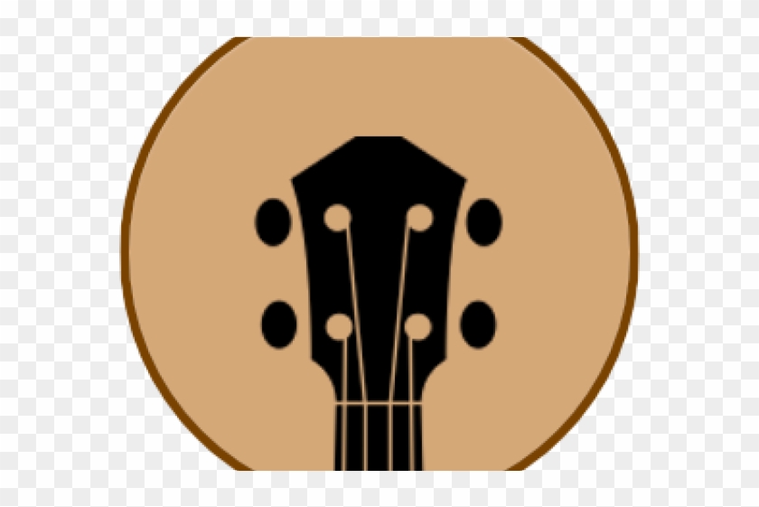 Ukulele Clipart Coloured - Circle #1629905