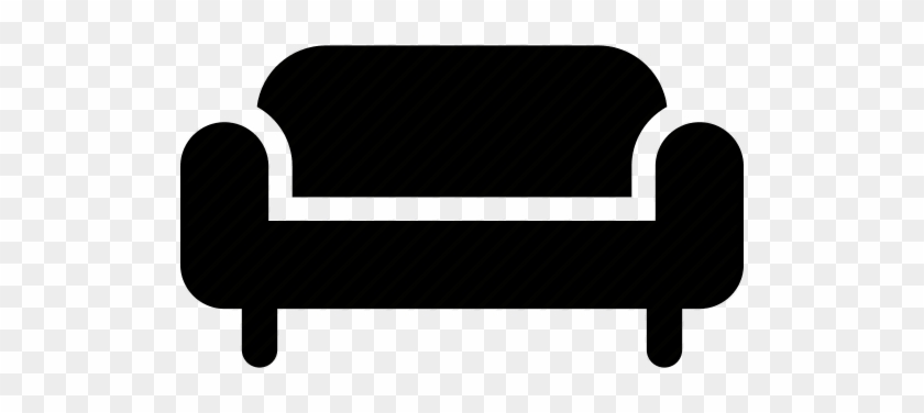 Lounge Clipart Sofa Set - Black Furniture Logo Png #1629926