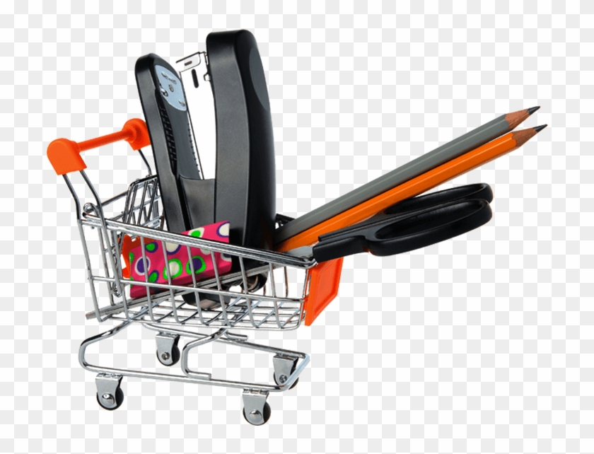 Download - Office Supplies Shopping Cart #1629958