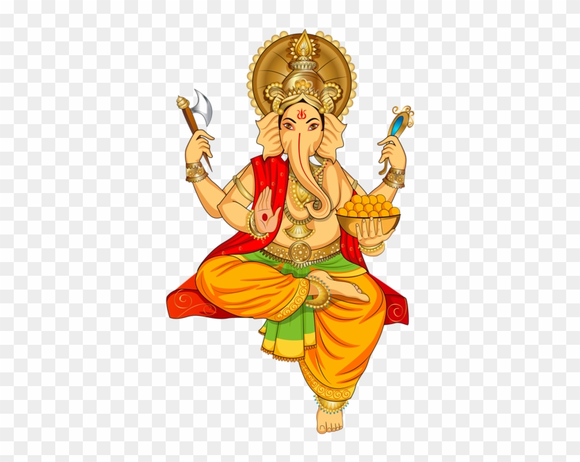 Ganesha Png Transparent Clip Art Image - Clip Art Of Ganesha #1630047