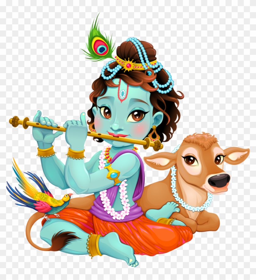 Krishna Png Clipart Background - Sri Krishna - Free Transparent PNG Clipart  Images Download