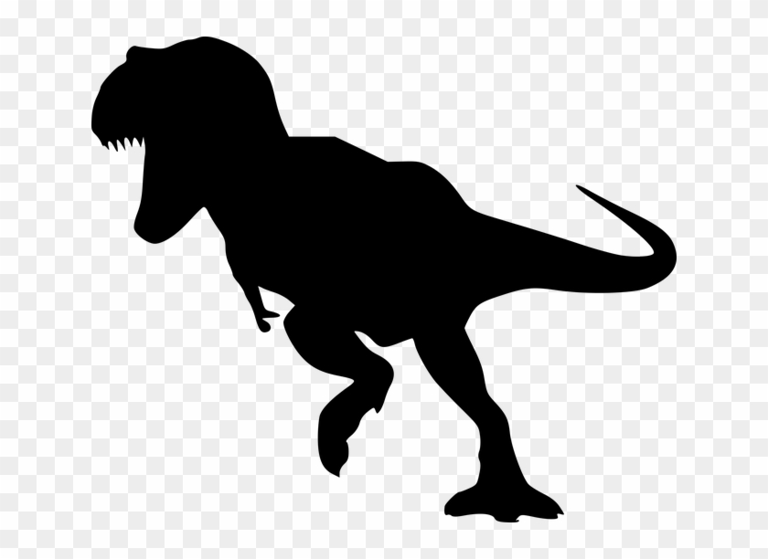 Clipart Dinosaur Silhouette - Jw T Rex Face #1630073