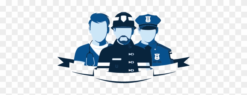 Support For First Responders - First Responders Clipart Police #1630170
