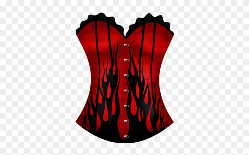 Red Flaming Corset - Illustration #1630216