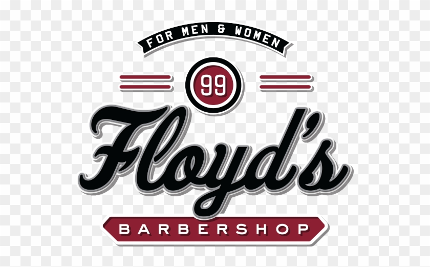 Floyd's 99 Barbershop - Floyds Barber Shop Logo Png #1630273