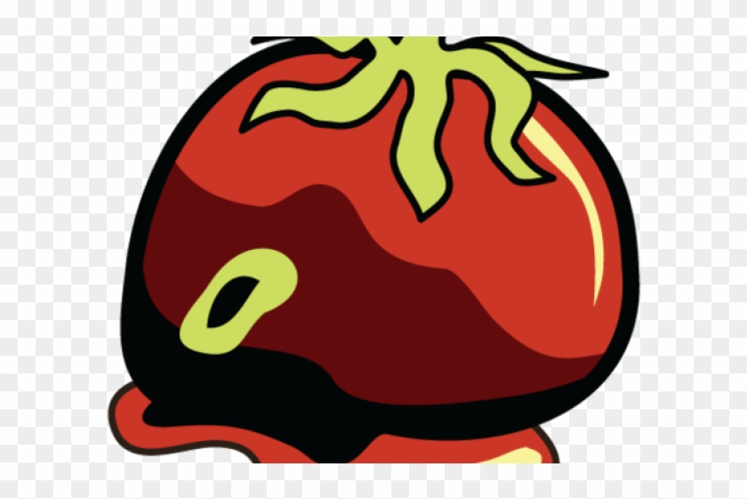 Tomato Clipart Vegtable - Rotten Tomato Clipart #1630314