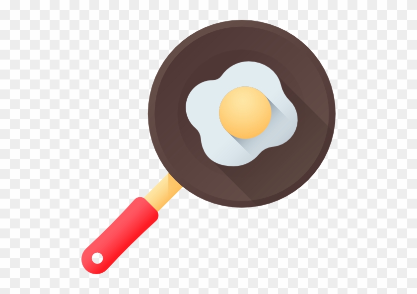 Frying Pan Free Icon - Fried Egg #1630347