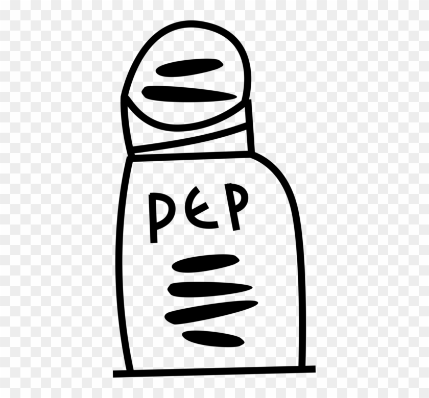 Vector Illustration Of Kitchen Pepper Shaker - Vector Illustration Of Kitchen Pepper Shaker #1630369