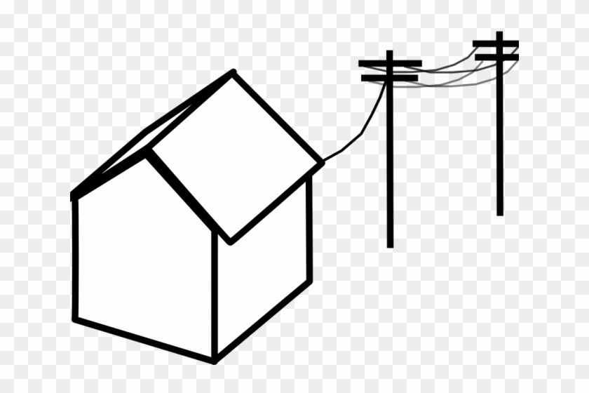 Power Line Clipart Home Electricity - Powerline Clip Art #1630390