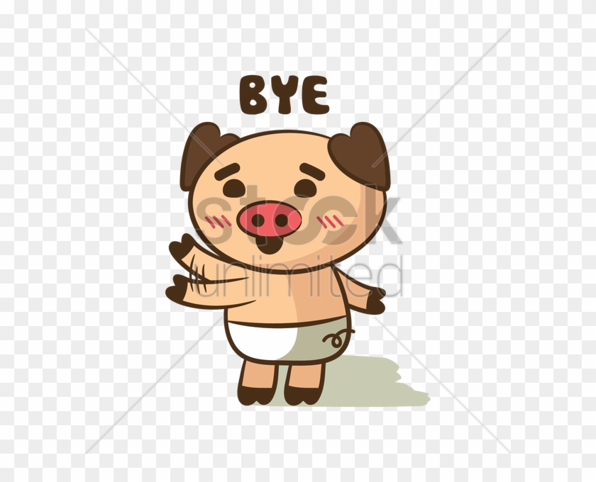 Pig Saying Goodbye #1630464