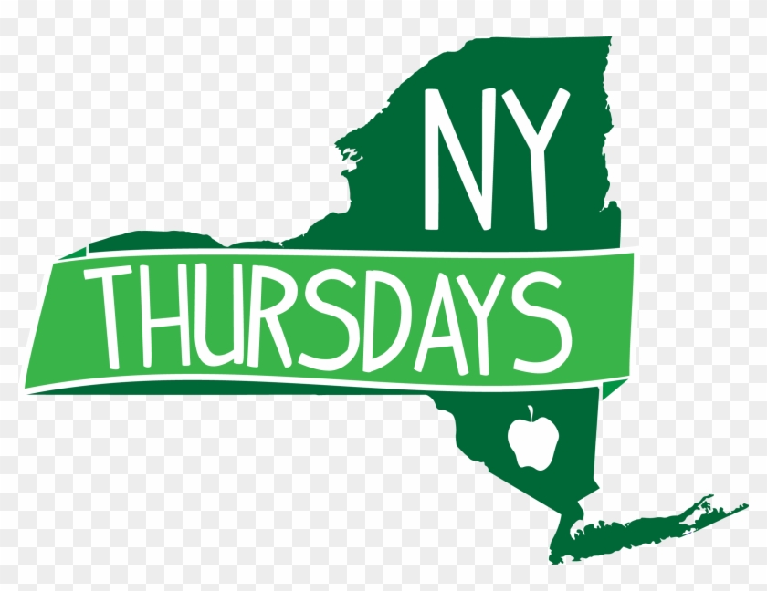 New York Thursdays Logo - New York Colony Geographical Map #1630497