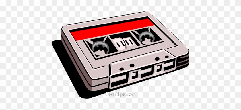 Cassette Tape Royalty Free Vector Clip Art Illustration - Dog Licks #1630539