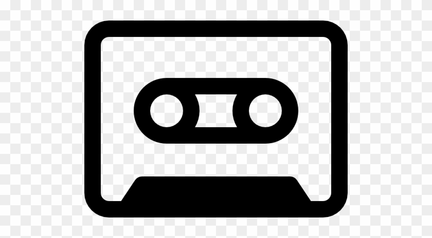 Cassette Music Tape Outline Free Icon - Tape Icon #1630561