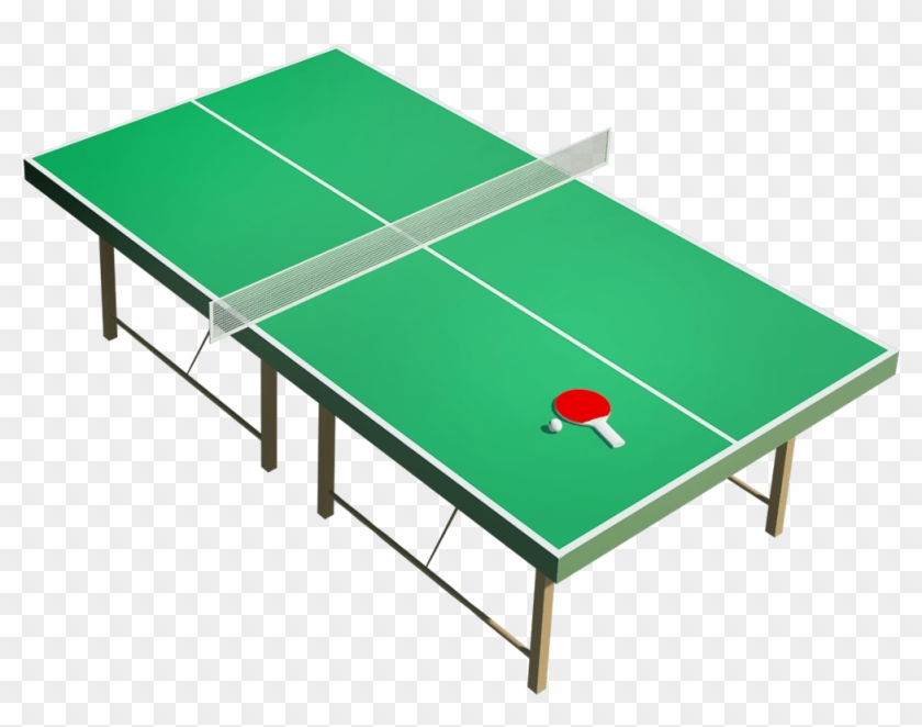Table Clip Art Transparent - Table Tennis #1630635