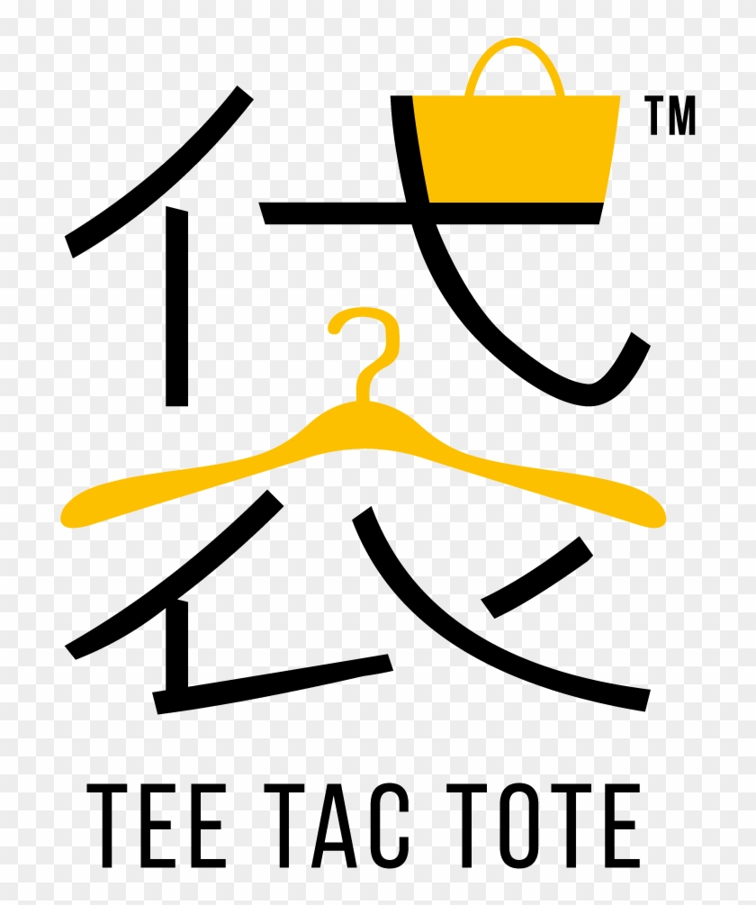 2 Tee Tac Tote - Graphic Design #1630748