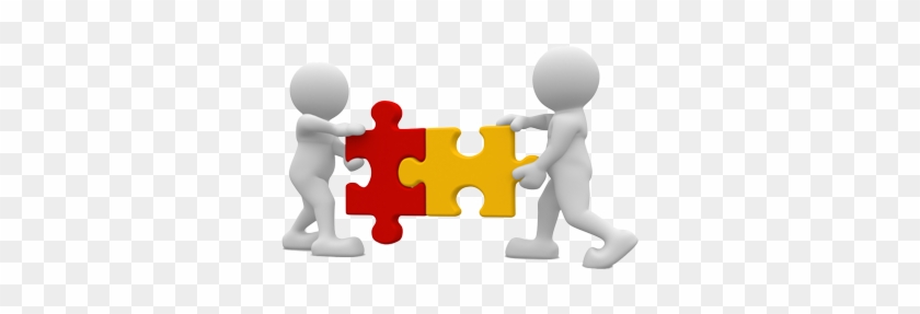 Blonde Working Puzzle Clipart - Two Person - Full Size PNG Clipart ...